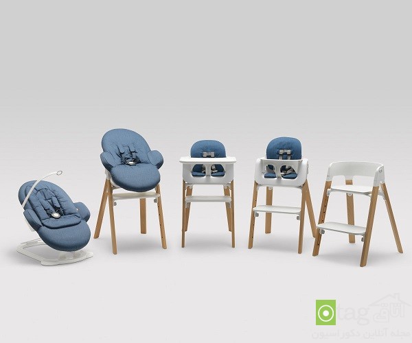 مدل گهواره و صندلی غذاخوری کودک در طرح های مختلف و شیک