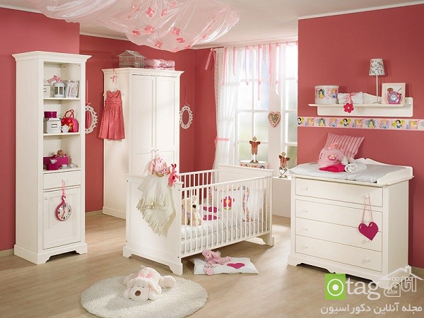 دکوراسیون و چیدمان سرویس اتاق نوزاد با طراحی و تزیین زیبا