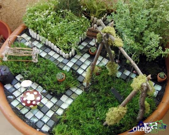 25 مدل تزیین دکوراسیون باغچه حیاط با گل و گیاهان استوایی