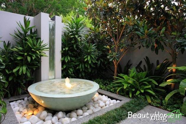 25 مدل تزیین دکوراسیون باغچه حیاط با گل و گیاهان استوایی