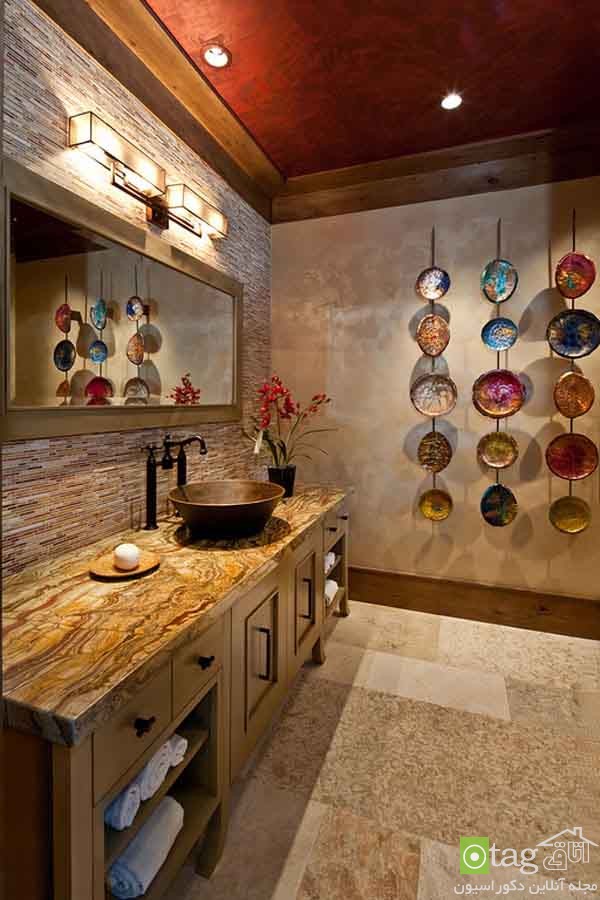 ایده های جدید برای تزئین دیوار حمام و سرویس بهداشتی ایده های جدید برای تزئین دیوار حمام و سرویس بهداشتی