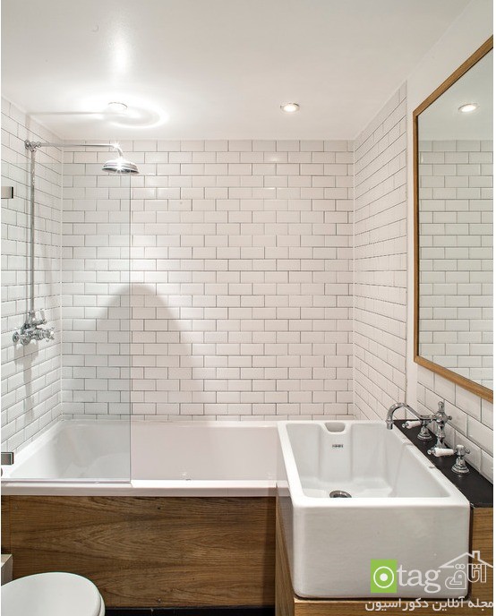 جدیدترین و زیباترین ایده های طراحی وان حمام کوچک و بزرگ