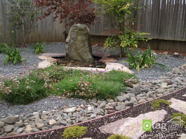 تزئین باغچه به سبک ژاپنی مناسب حیاط منازل مسکونی  