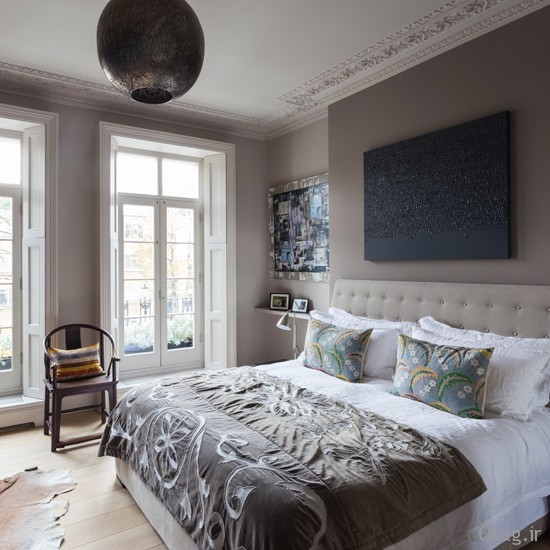 انتخاب بهترین رنگ اتاق خواب + عکس های زیبا از دیوار اتاق