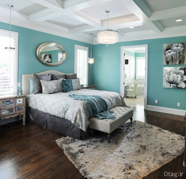 انتخاب بهترین رنگ اتاق خواب + عکس های زیبا از دیوار اتاق