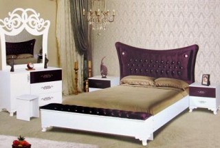 سرویس خواب عروس و داماد با رنگ متنوع و ست کامل چوبی