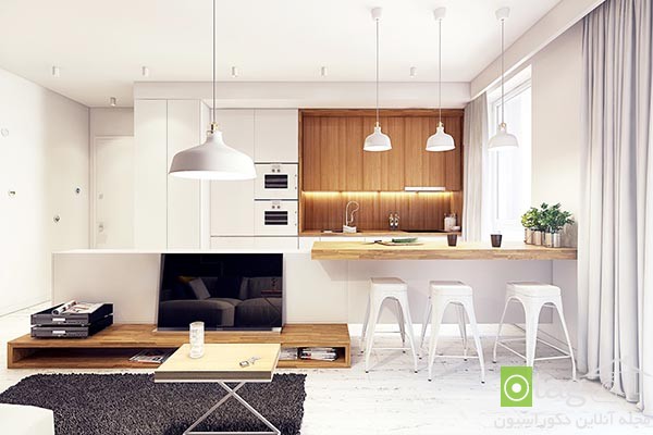 36 مدل کابینت سفید و چوبی آشپزخانه مدرن [در سال جدید]