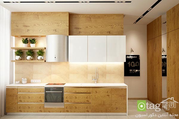 36 مدل کابینت سفید و چوبی آشپزخانه مدرن [در سال جدید]