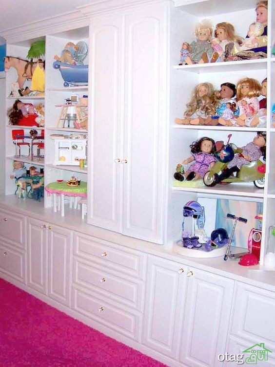 36 مدل چیدمان عروسک و اسباب بازی خلاقانه و بسیار زیبا در اتاق کودک