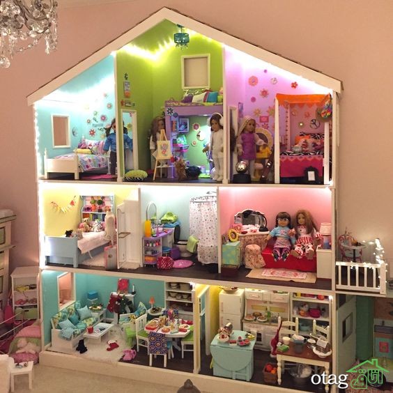 36 مدل چیدمان عروسک و اسباب بازی خلاقانه و بسیار زیبا در اتاق کودک