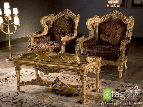 مبل سلطنتی جدید مناسب دکوراسیون های [ فوق لوکس و مجلل ]