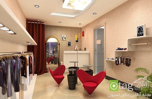 نحوه چینش و تزئین دکوراسیون مغازه پوشاک در سال 1400