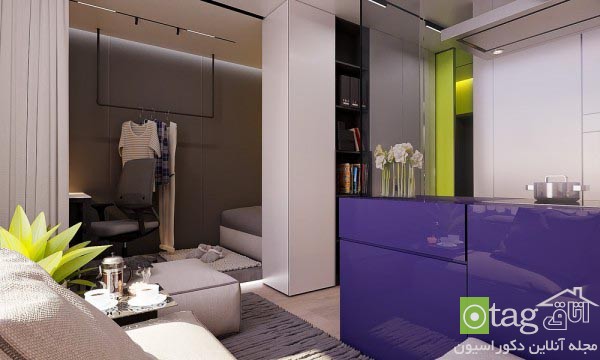 رنگ فسفری در دکوراسیون آپارتمان های شیک و مدرن امروزی