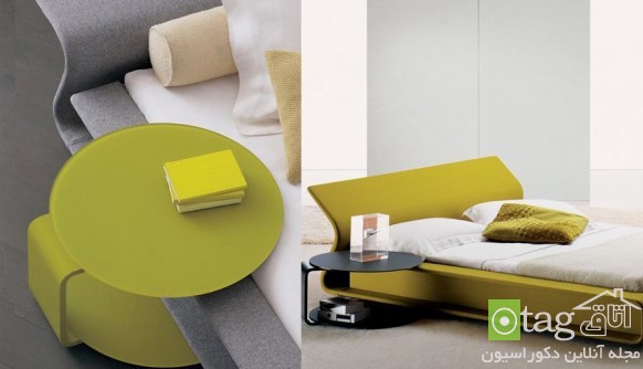 مدل های جدید و مدرن میز کنار تخت خواب با طراحی شیک و خلاقانه