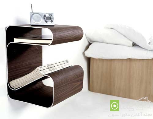 مدل های جدید و مدرن میز کنار تخت خواب با طراحی شیک و خلاقانه