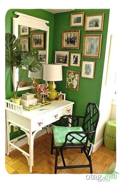 40 مدل استفاده از رنگ سبز در دکوراسیون خانه بسیار زیبا و شیک