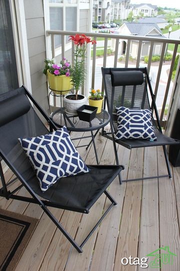 37 مدل تزئین دکوراسیون بالکن کوچک زیبا و شیک [در سال جدید]