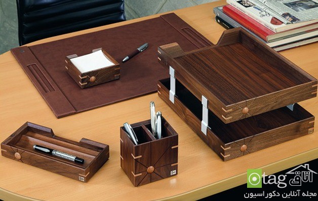 مدل های ست رومیزی لوازم التحریر مناسب اتاق مطالعه و میز کار