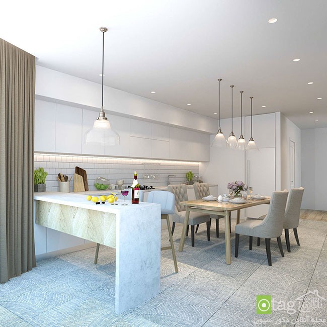 طراحی داخلی آپارتمان برای خانواده چهار نفره با دکوراسیونی شیک