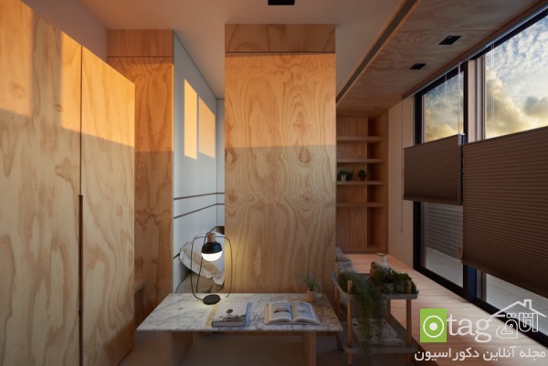 دکوراسیون داخلی خانه کوچک 33 متری الهام گرفته از عناصر طبیعی