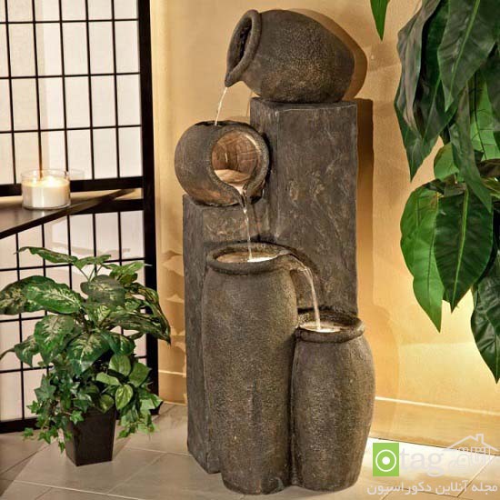 25 مدل آبنمای خانگی و حوضچه برای تزیین دکوراسیون