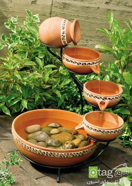 25 مدل آبنمای خانگی و حوضچه برای تزیین دکوراسیون