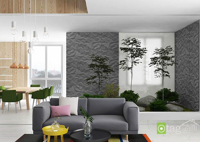 مدل های زیبا و خلاقانه فضای سبز و باغچه در داخل خانه مدل های زیبا و خلاقانه فضای سبز و باغچه در داخل خانه