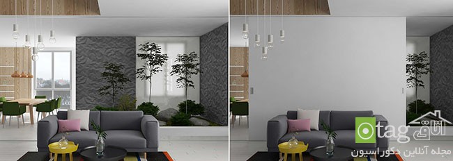 مدل های زیبا و خلاقانه فضای سبز و باغچه در داخل خانه مدل های زیبا و خلاقانه فضای سبز و باغچه در داخل خانه
