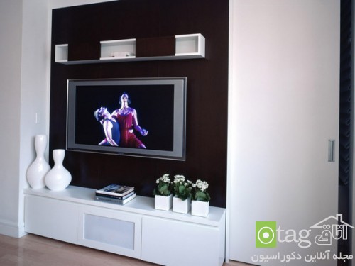 راهنمای طراحی دیوار پشت تلویزیون با ایده های جذاب و شیک