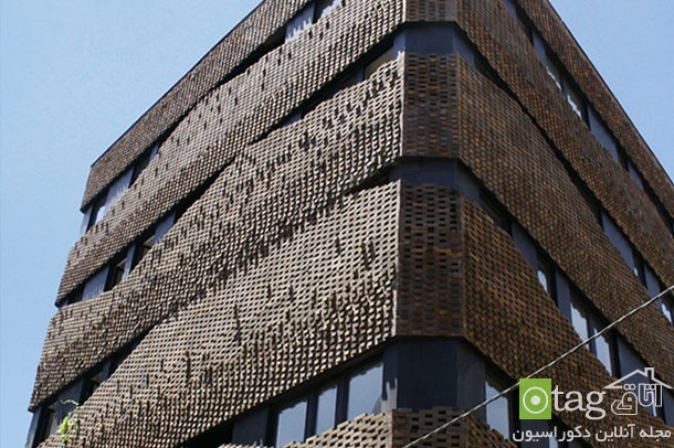 نمای ساختمان ایرانی با استفاده از مواد و مصالح به روز و جدید