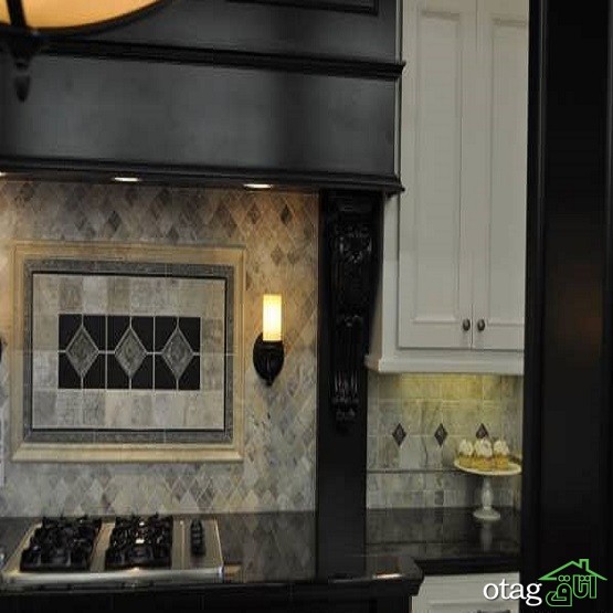 29 مدل جدید چیدمان کاشی آشپزخانه [ مدرن و شیک ] با رنگ های خاص