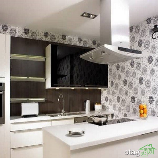 29 مدل جدید چیدمان کاشی آشپزخانه [ مدرن و شیک ] با رنگ های خاص