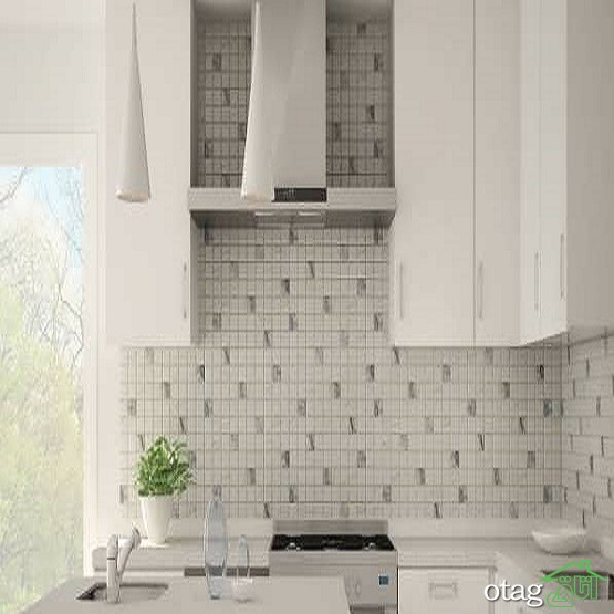 29 مدل جدید چیدمان کاشی آشپزخانه [ مدرن و شیک ] با رنگ های خاص