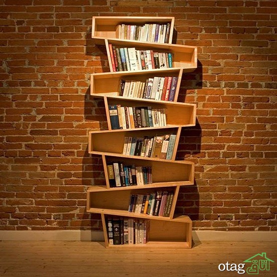26 مدل قفسه کتاب [ مدرن ] برای اتاق نشیمن و اتاق خواب سال 1400