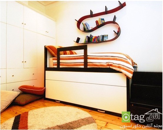 دکوراسیون و چیدمان سرویس خواب اتاق کودک با رنگهای شاد