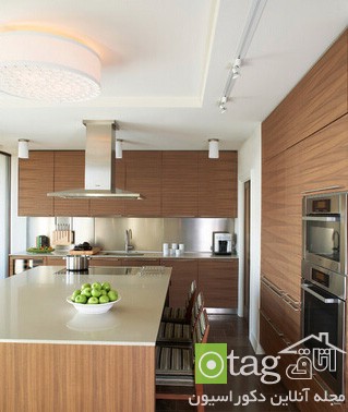 مدل های خلاقانه تزئین و طراحی دیوار پشت ظرفشویی در آشپزخانه