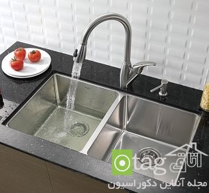 24 مدل سینک ظرفشویی آشپزخانه فلزی و سرامیکی جدید [منحصر بفرد] سال 1402