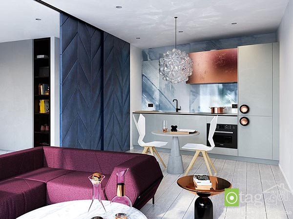 دکوراسیون واحد آپارتمانی لوکس در شهر لندن با نمای خیره کننده