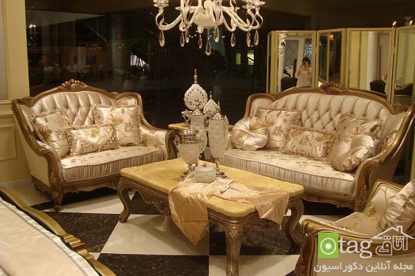 12 مدل مبل سلطنتی مخصوص اتاق پذیرایی + مدل های ایرانی و خارجی