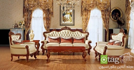 12 مدل مبل سلطنتی مخصوص اتاق پذیرایی + مدل های ایرانی و خارجی