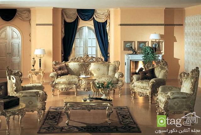 12 مدل مبل سلطنتی مخصوص اتاق پذیرایی + مدل های ایرانی و خارجی