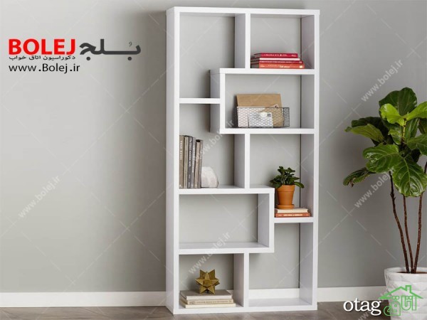 قیمت خرید 52 مدل کتابخانه خانگی [ قفسه کتاب] مدرن و جدید سال 97
