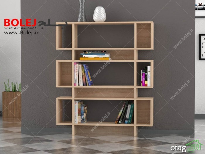 قیمت خرید 52 مدل کتابخانه خانگی [ قفسه کتاب] مدرن و جدید سال 97