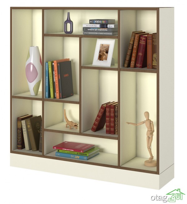 قیمت خرید 52 مدل کتابخانه خانگی [ قفسه کتاب] مدرن و جدید سال 97