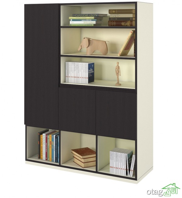 قیمت خرید 52 مدل کتابخانه خانگی [ قفسه کتاب] مدرن و جدید سال 97