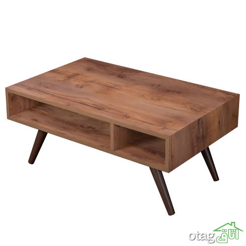 لیست قیمت خرید میز جلو مبلی [ 43 مدل پر فروش ] چوبی ، MDF ، شیشه ای