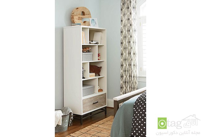 مدل های قفسه کتاب در طرح های کلاسیک و مدرن مناسب فضاهای کوچک