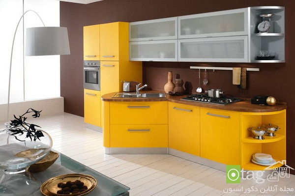 عکس و طراحی کابینت آشپزخانه مدرن در رنگ های مختلف