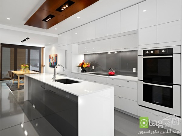 دکوراسیون مدرن آشپزخانه با طرح های شیک و منحصر بفرد سال 2015