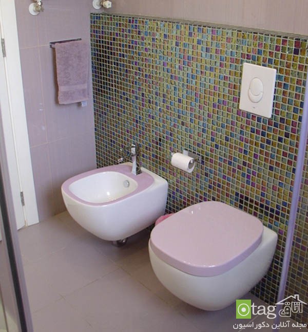 مدل توالت فرنگی شیک و زیبا مناسب فضاهای کوچک      